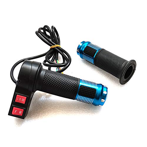 Brushless Motor Kit High-Speed BLDC Brushless Motor with 24WF Mosfet 80A Controller and Throttle DIY Brushless Motor Set with Three Speeds and Reverse for Scooter Electric Bike Go-Kart (72V 3000W)