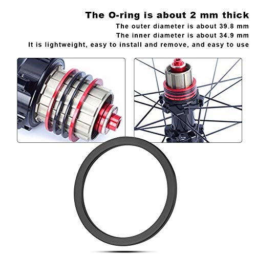 Bike Bicycle Bottom Bracket Spacer, 15pcs Bottom Bracket Gasket Bicycle Washer, Aluminum Alloy Flywheel Hub Washer Flywheel Hub Spacer for Road Bike Mountain Bike