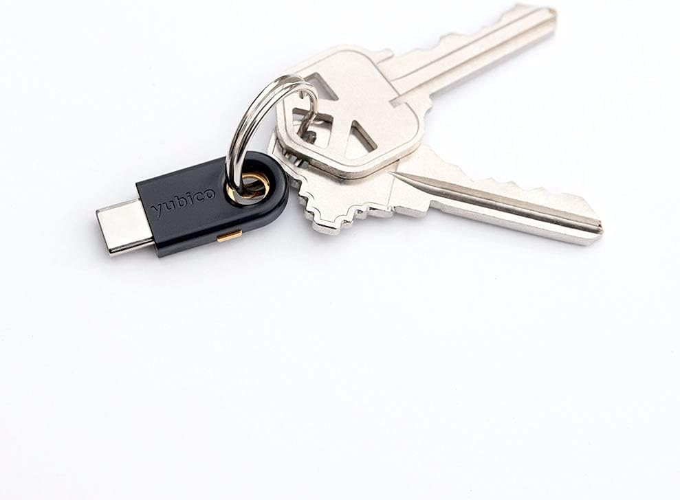 Yubico - YubiKey 5C Nano - Two Factor Authentication USB Security Key, Fits USB-C Ports - Protect Your Online Accounts with More Than a Password, FIDO Certified USB Password Key, Extra Compact Size Pack of 2