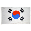 Annin Flagmakers 197612 Nylon SolarGuard Nyl-Glo South Korea Flag, 5 x 8&