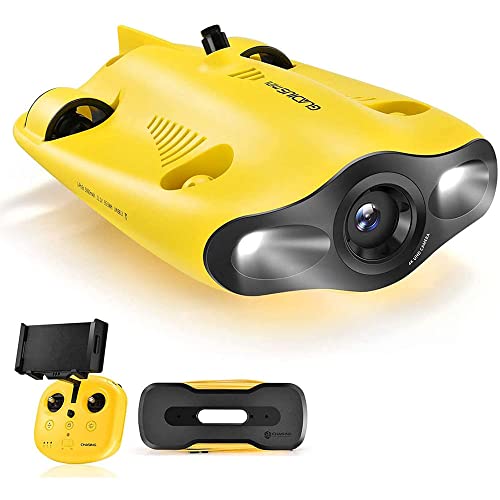 Underwater Drone Underwater Omnidirectional Movement 4K UHD Camera VR Headset Real-Time Control LED True 360° Ultra Wide Angle Posture Lock Slow Motion Image Stabilization