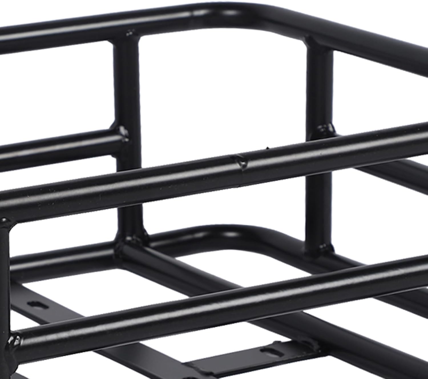 Rear Bike Basket, Iron Basket, Large Capacity Universal Bike Basket Rear with Accessories, Metal Rear Baskets for Bike Trip, Carrying Grocery, Store Parcels