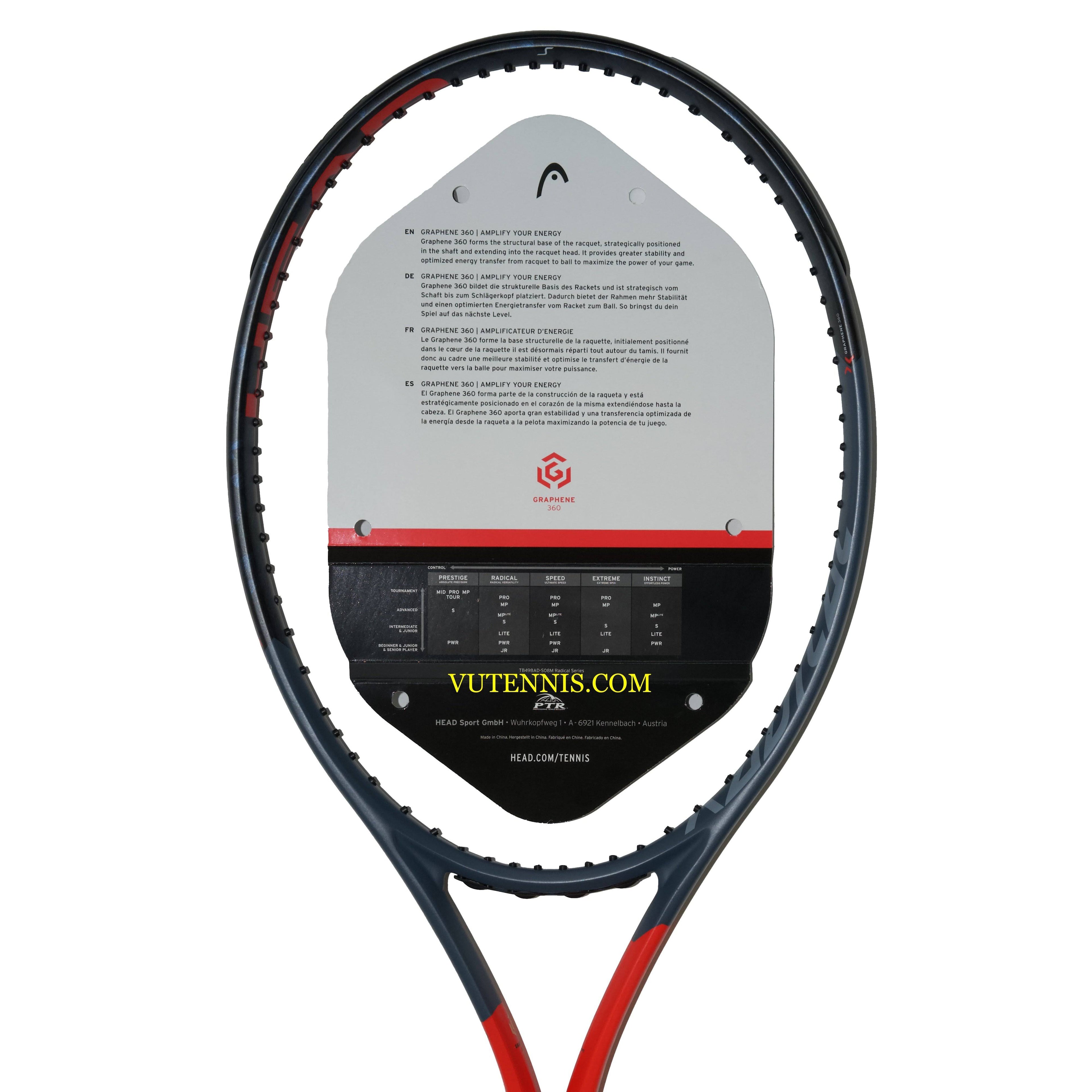 Head Graphene 360 Radical S Tennis Racquet