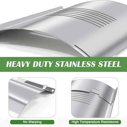 Hiorucet Flame Broiler Slide Cover and Bottom Kits for Pit Boss 820/1000 / 1100 Series Pellet Grill. Pit Boss Pellet Smoker Accessories.