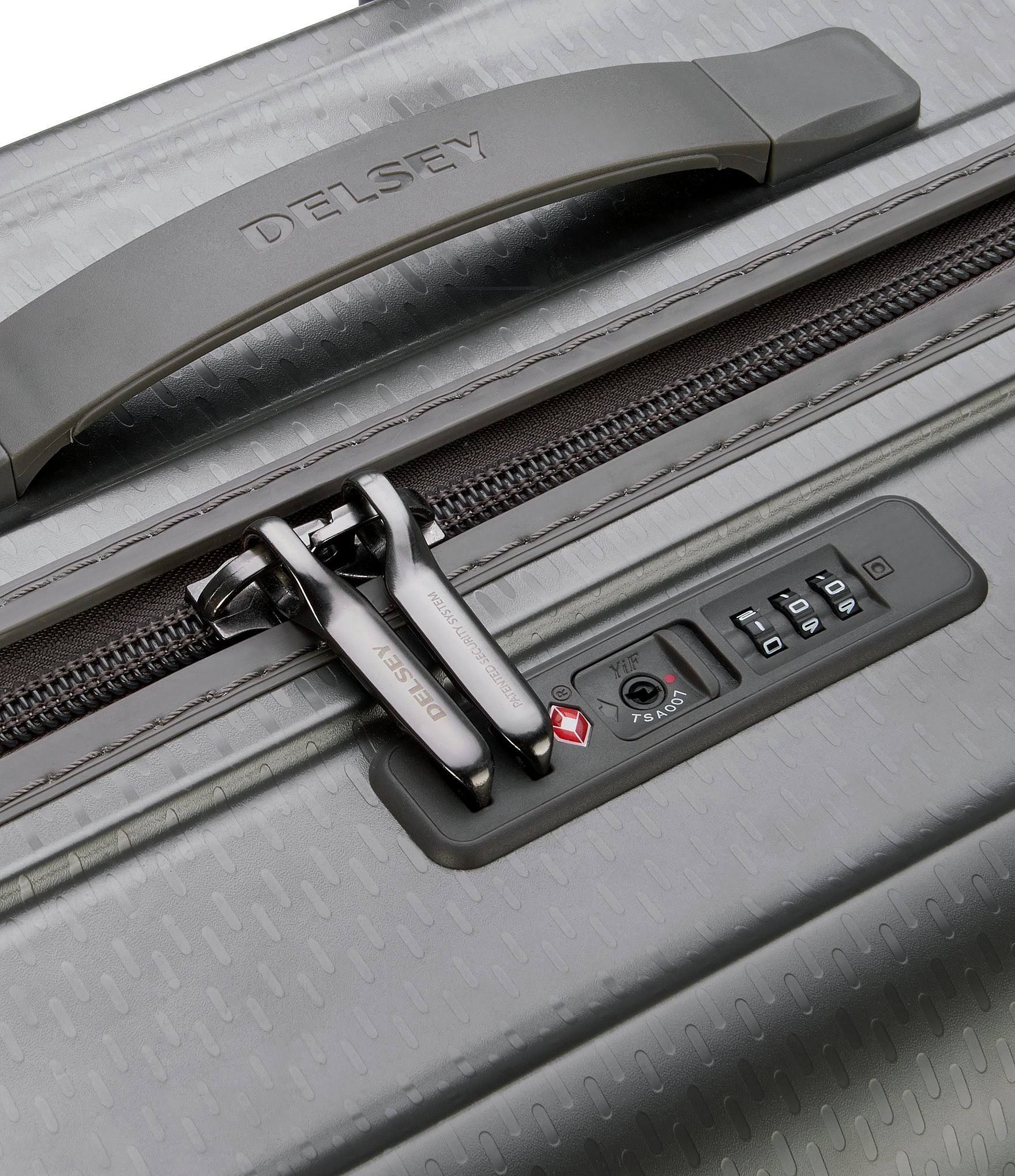 Delsey Silver Turenne International Spinner Carry on