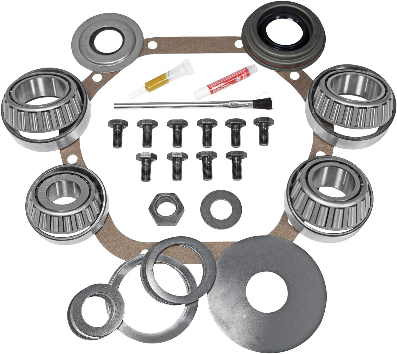 Yukon Gear & Axle (YGK012) Gear & Install Kit for Jeep JK non-Rubicon 4.56 Ratio