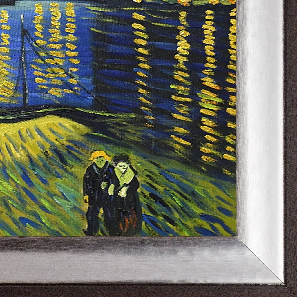 Starry Night Over The Rhone (luxury Line) Pre-Framed by Vincent Van Gogh 29.25x22x25.25x22