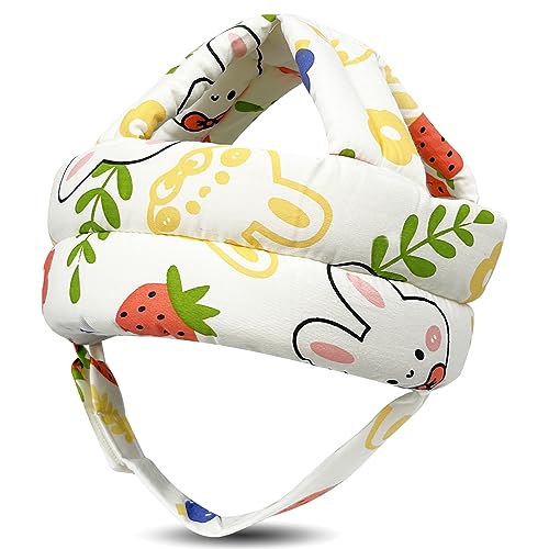 Baby Head Protector for Crawling Walking, Baby Helmet Adjustable No Bumps and Soft Cushion, Infant Safety Cap for Kid Learning to Walk