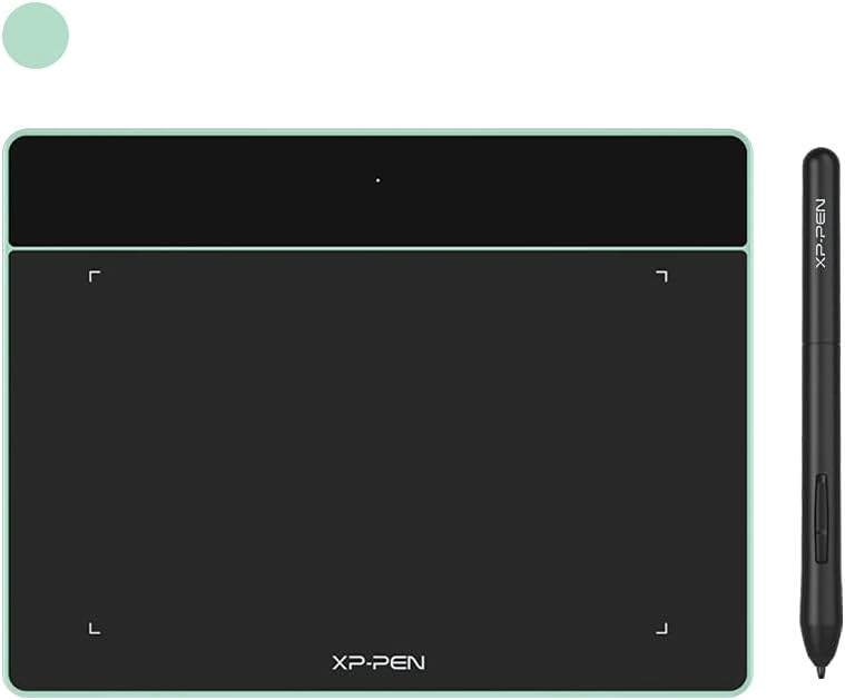 XP-PEN Deco Fun L Graphic Drawing Tablets 10x6 Inches Digital Drawing Pad Art Tablet with 8192 Levels of Pressure Battery-Free Stylus for Digital Drawing, Animation, Online Teaching(Black) Pack of 2