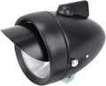 Led Super Light Retro Front Headlight Vintage Bike Head Light with Visor Vintage Bike Headlight Light Front Lights Retro Lamp 7 Led Fixie for and Rear Batter