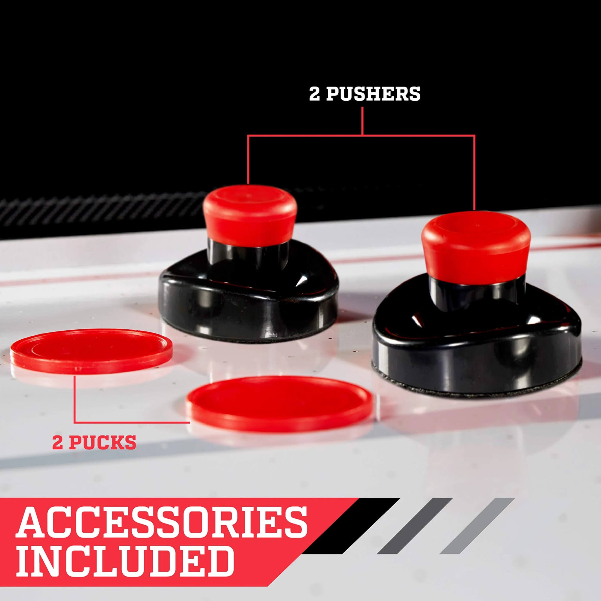 Espn - 5& Air Powered Hockey Table with LED Electronic Scorer