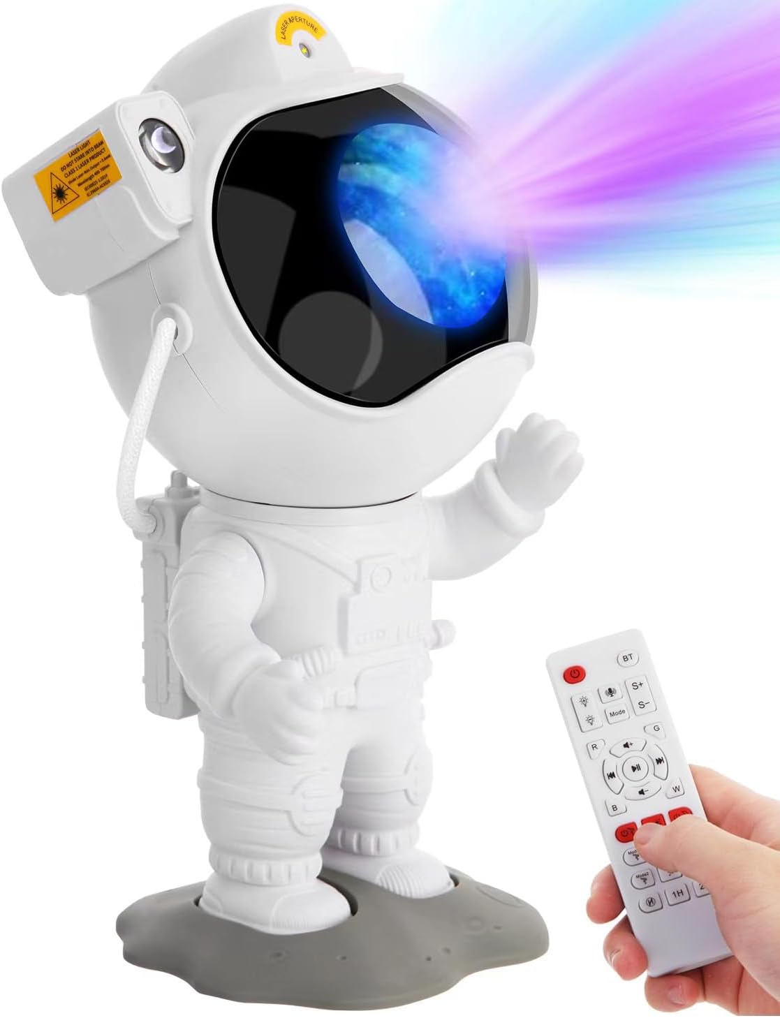 Astronaut Light Projector - Astronaut Starry Nebula Ceiling LED Lamp with Timer and Remote, Gift for Kids Adults for Bedroom, Christmas, Birthdays, Valentine's Day etc.