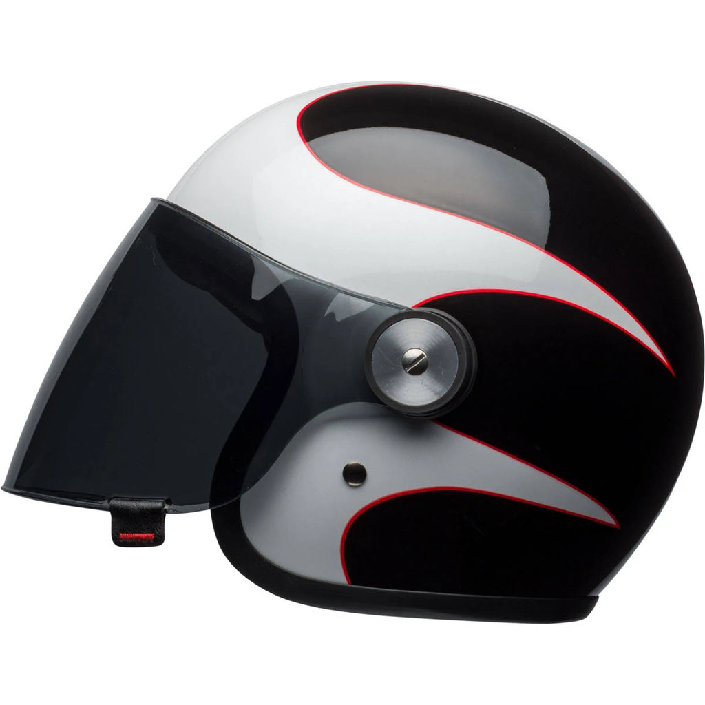 Bell Riot Gloss White Black Red Boost Helmet