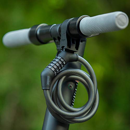 Segway Ninebot Password Cable Lock for Bikes and Scooters, Black