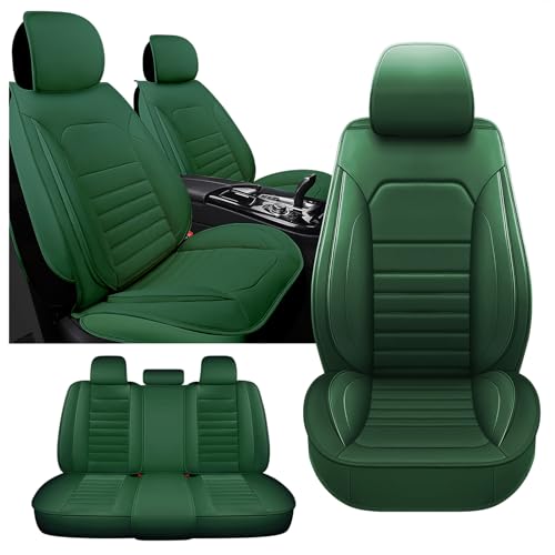 ARAZI 5 Full Set Seat Covers for Hyundai Venue 2020-2024, Premium Breathable Seat Protector Covers, Waterproof Faux Leather Seat Cover （5 Seats Standard, Beige）