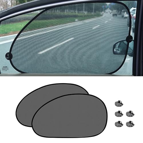 HEVLE Car Window Shades, Car Windshield Sun Shade, Car Sun Shade Effectively Block UV Rays and Harsh Sunlight Protection for Your Child, Universal Car Interior Accessories for Car Windows