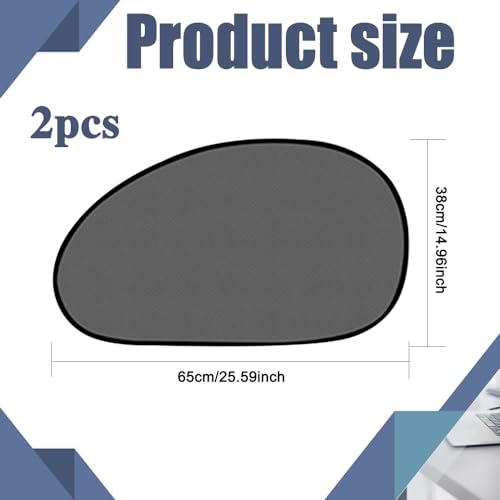 HEVLE Car Window Shades, Car Windshield Sun Shade, Car Sun Shade Effectively Block UV Rays and Harsh Sunlight Protection for Your Child, Universal Car Interior Accessories for Car Windows