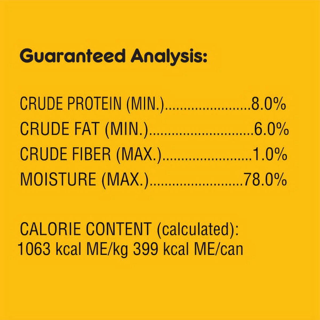 PEDIGREE Chicken Beef & Liver Chopped Ground Dinner Wet Dog Food for Adult Dog,13.2 oz Cans, 12 Pack