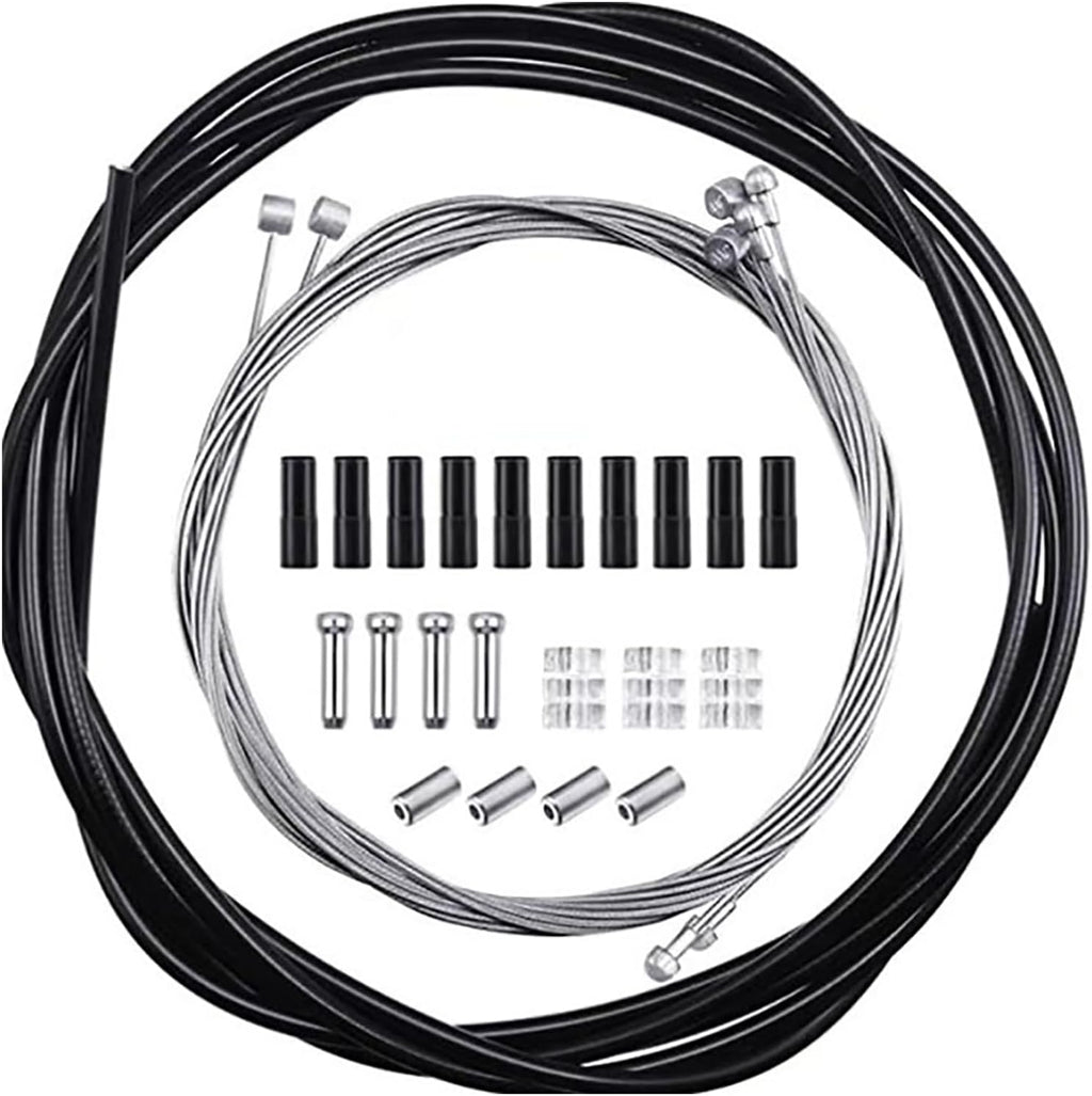 Bicycle Brake,Bike Accessories, Gear Cable Set, Gear Cable Rear Gear Cable Shifts Cable Set with Front Rear Part