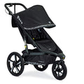 BOB Gear Bundle, Alterrain Pro Jogging Stroller, Black + Deluxe Snack Tray for Single Jogging Strollers + BOB Gear Deluxe Handlebar Console with Tire Pump for Single Jogging Strollers, Black