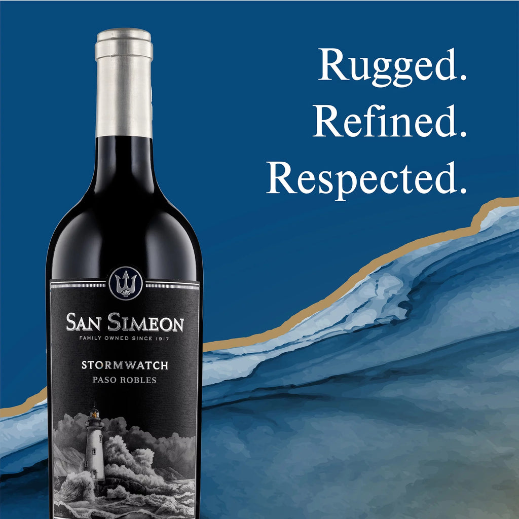 San Simeon Stormwatch Estate Red Wine, 750ml Glass Bottle, Paso Robles, California