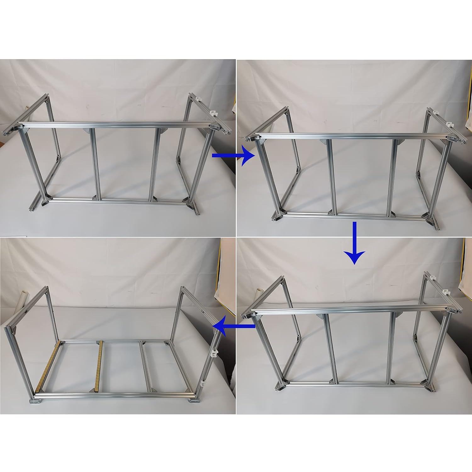 BitMinerex 8 GPU T-slotted Aluminum Mining Rig Open Air Frame Case