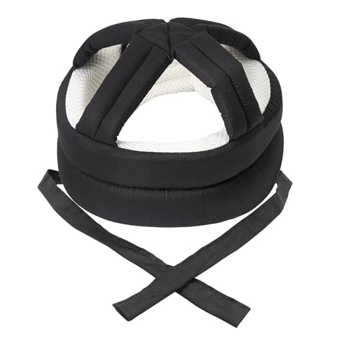Elderly No Bumps Head Protective Hat Soft Head Protection Bonnet with Chin Strap for Patient Seniors Anti-Fall Safety Helmet