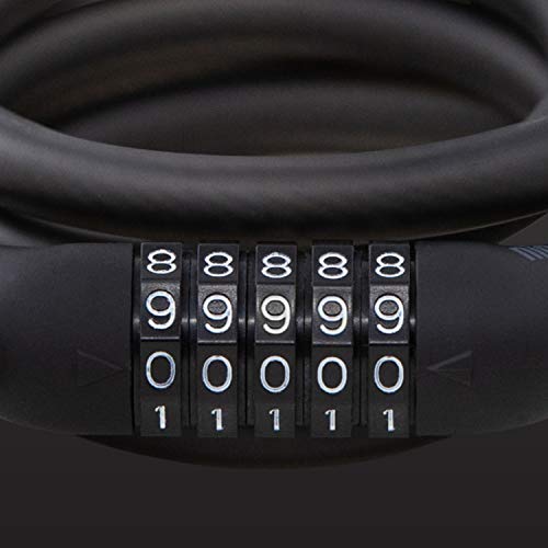 Segway Ninebot Password Cable Lock for Bikes and Scooters, Black