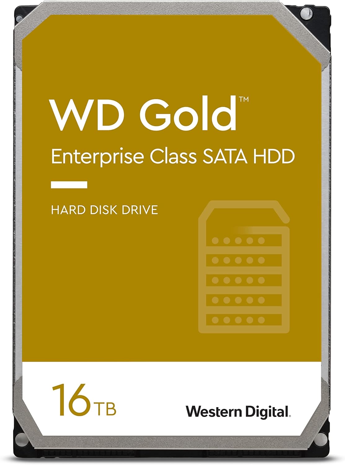 Western Digital 10TB WD Gold Enterprise Class Internal Hard Drive - 7200 RPM Class, SATA 6 Gb/s, 256 MB Cache, 3.5" - WD102KRYZ