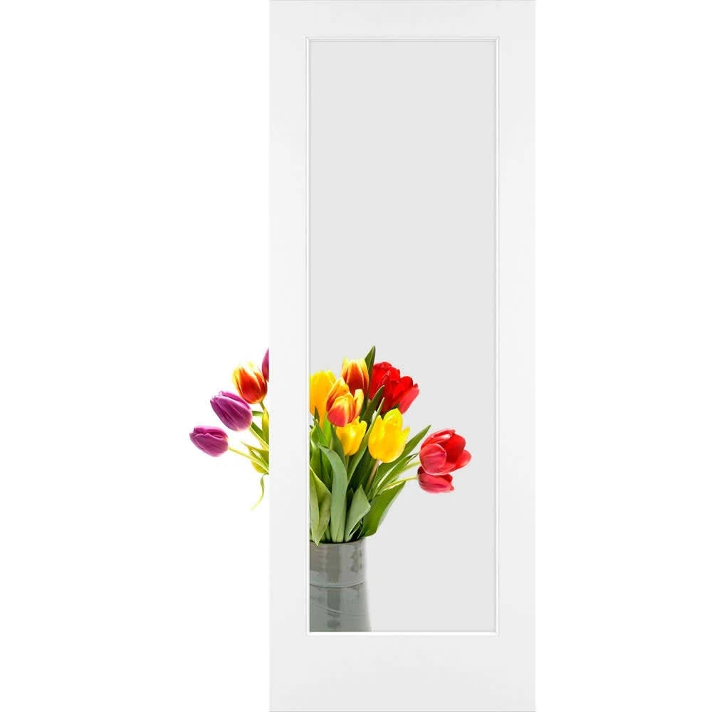 Frameport Lite Slab Glass French Doors, Primed