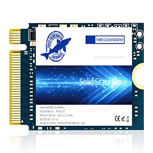 Dogfish 1TB NVMe SSD for MacBook PCIe Gen3x4 M.2 2280, Internal SSD for MacBook Air A1466 A1465(2013-2017)/MacBook Pro A1398 A1502(Retina 2013-2015)/iMac A1419 A1418
