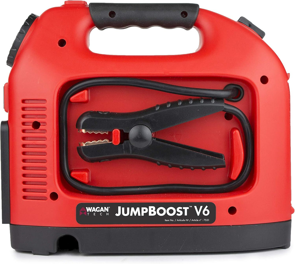 Wagan Tech 7551 JumpBoost V6 Jump Starter, Red Pack of 2