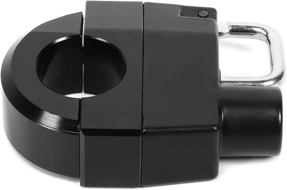 Helmet Lock for Motorcycle Handle,25mm/1in Motorcycle Handlebars Helmet Lock Anti-Theft Security Padlock Universal Parts
