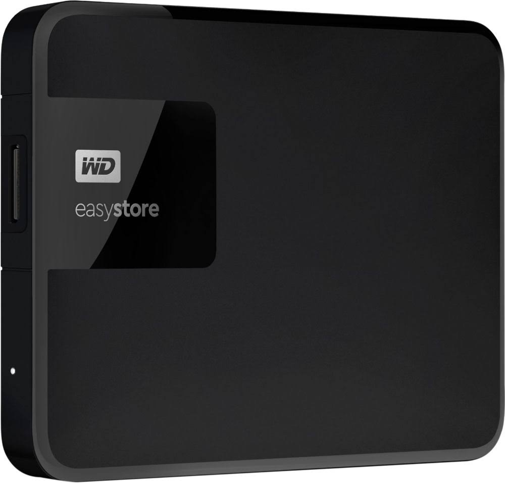 WD Easystore 5 TB External HDD - WDBKUZ0050BBK - USB 3.0