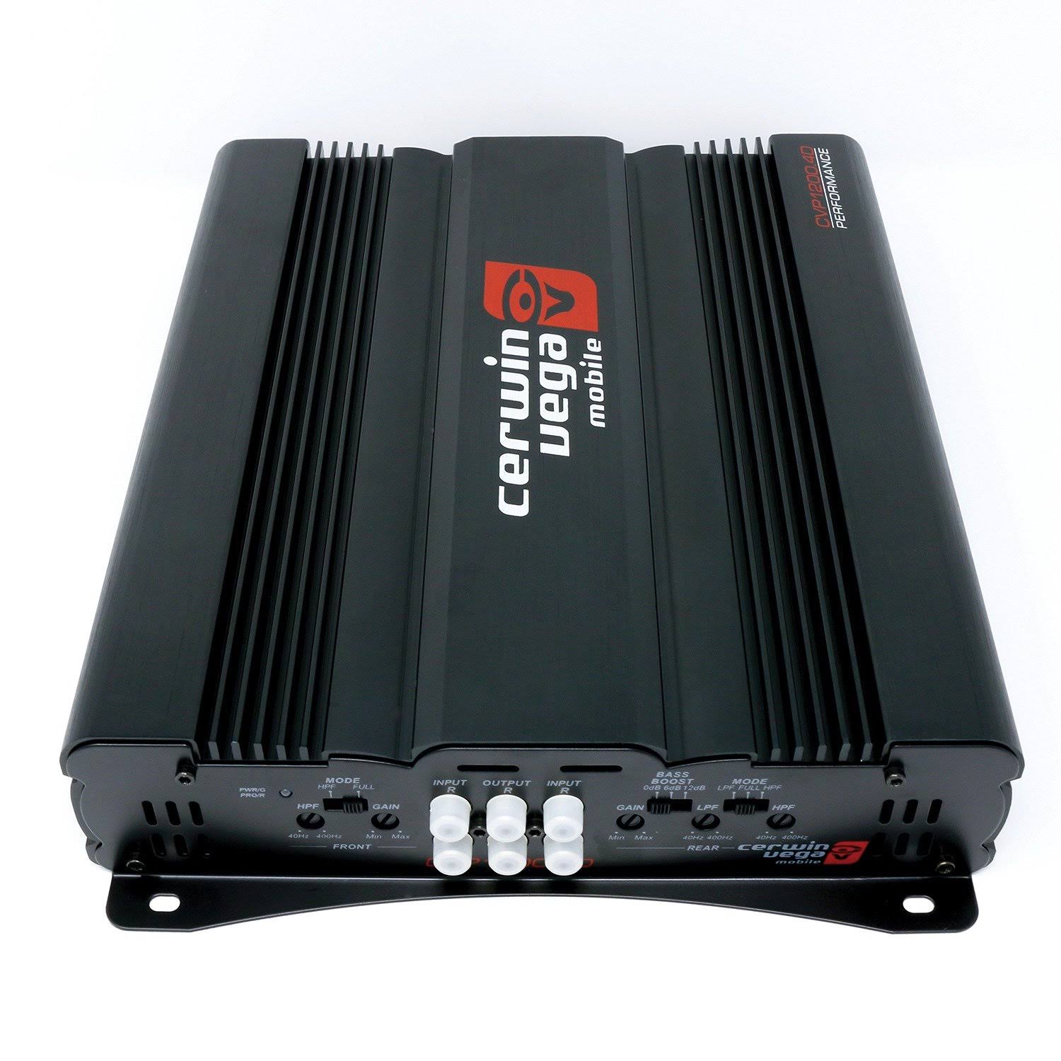 Cerwin-vega Mobile CVP1200.4D Performance Series 1,200-watt-max 4-Channel Class D Amp