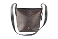 Coach (C2819) Val Signature Brown Black Leather Duffle Shoulder Crossbody Bag