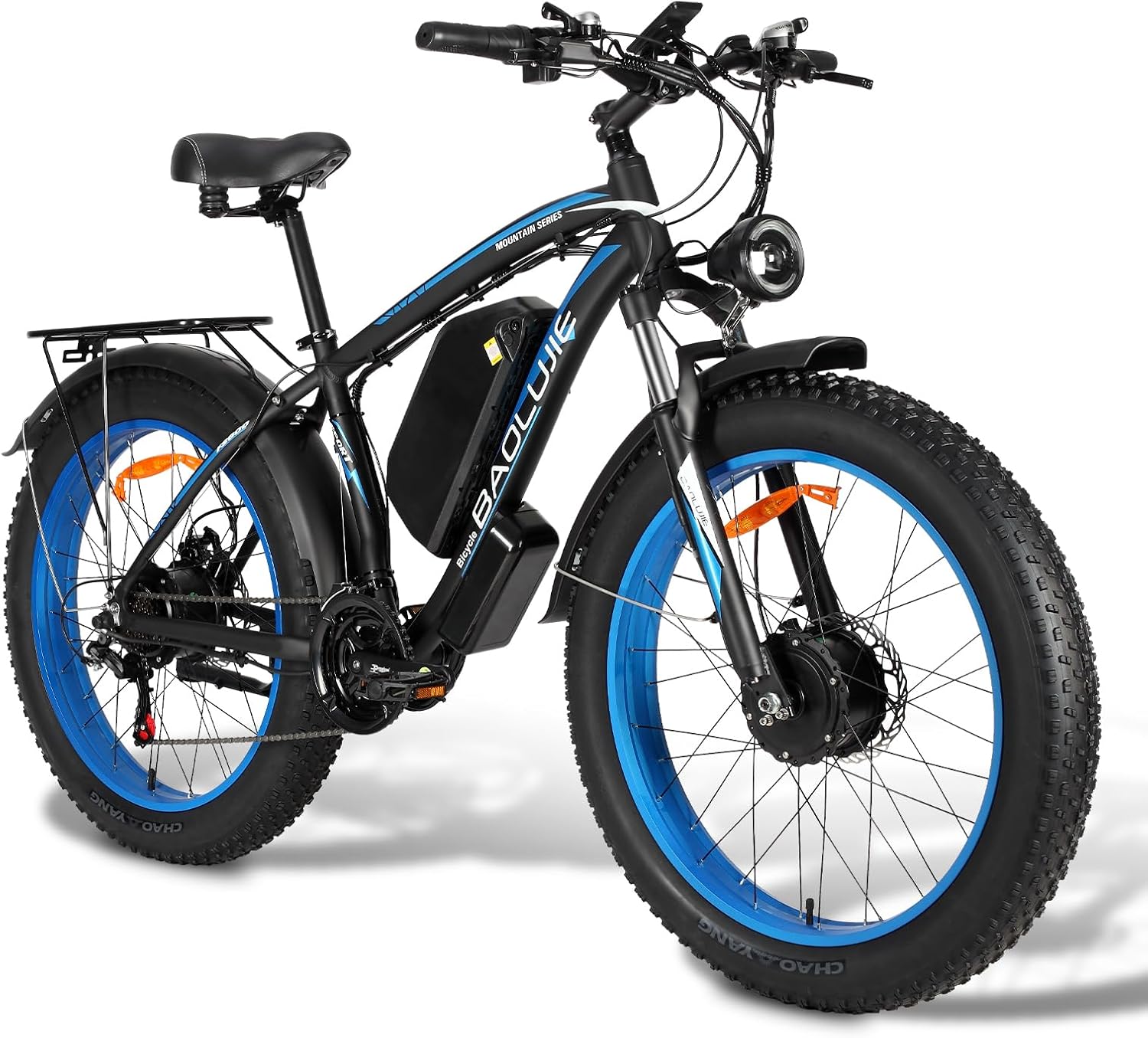 Electric Bike for Adults,Ebike with 1000W+1000W Dual Motor,E Bike with 48V 20AH Battery, 30MPH Commuting Electric Bike, High Brushless Gear Motor,Electric Bicycle for Adults 21 Speed