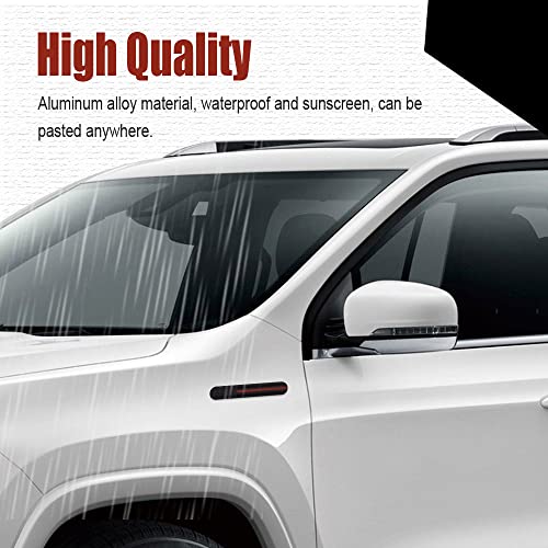 2PCS USA American Metal Flag Auto Fender Emblem, 3D Metal Adhesive Car Badge, American Flag Decal Emblem Sticker, USA Flag Decal for Auto SUV Truck Motorcycle Bumper Window Fender Accessories