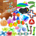 Sensory Fidget Toys Set 30 Pack. Stress Relief and Anti-Anxiety Tools Bundle for Kids and Adults, Fidget Box with Liquid
