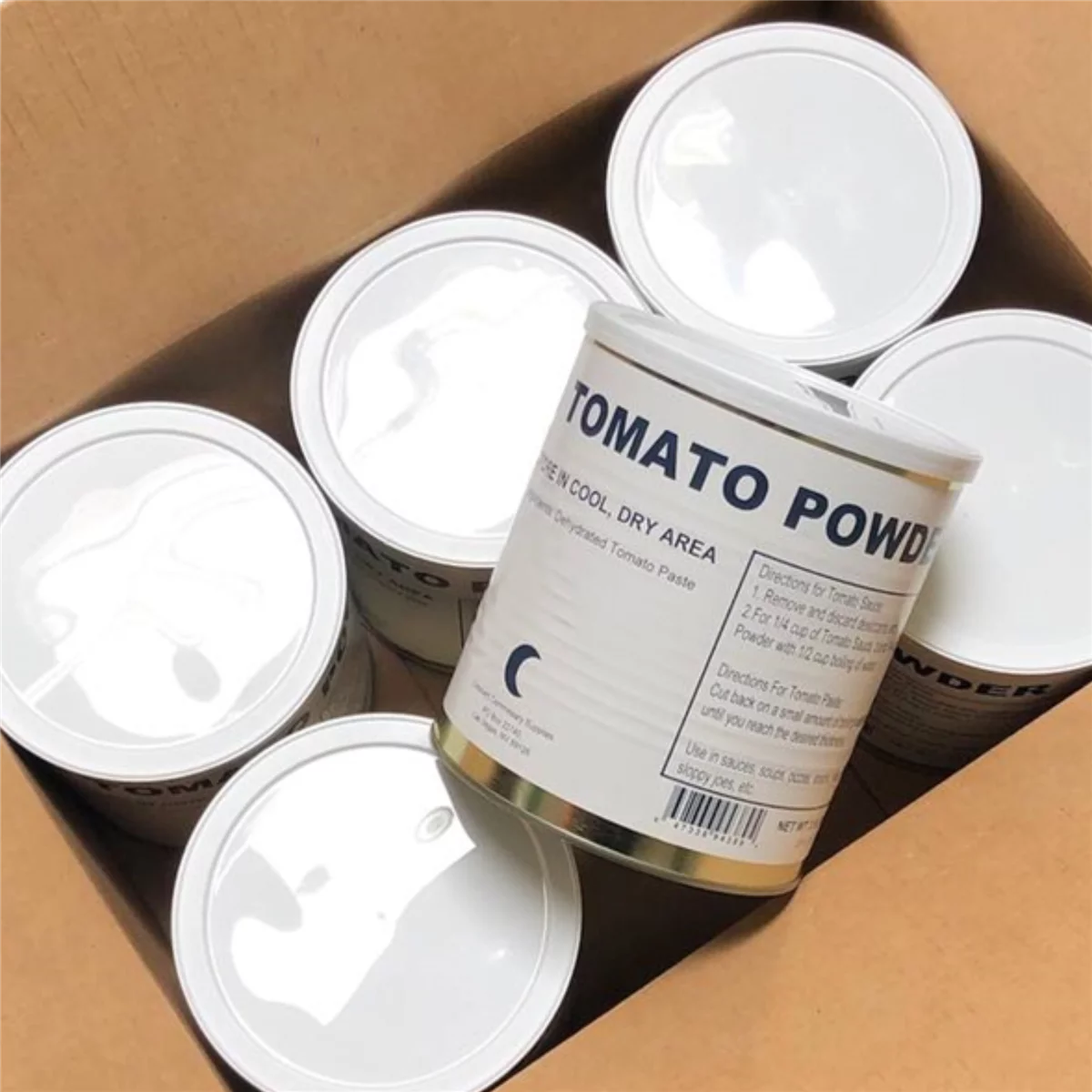 Military Surplus Freeze Dried 25+ Years Long Shelf Life | Emergency Camping Food for Hiking, Backpacking | Tomato Powder #10 Can - 1 Can ✅