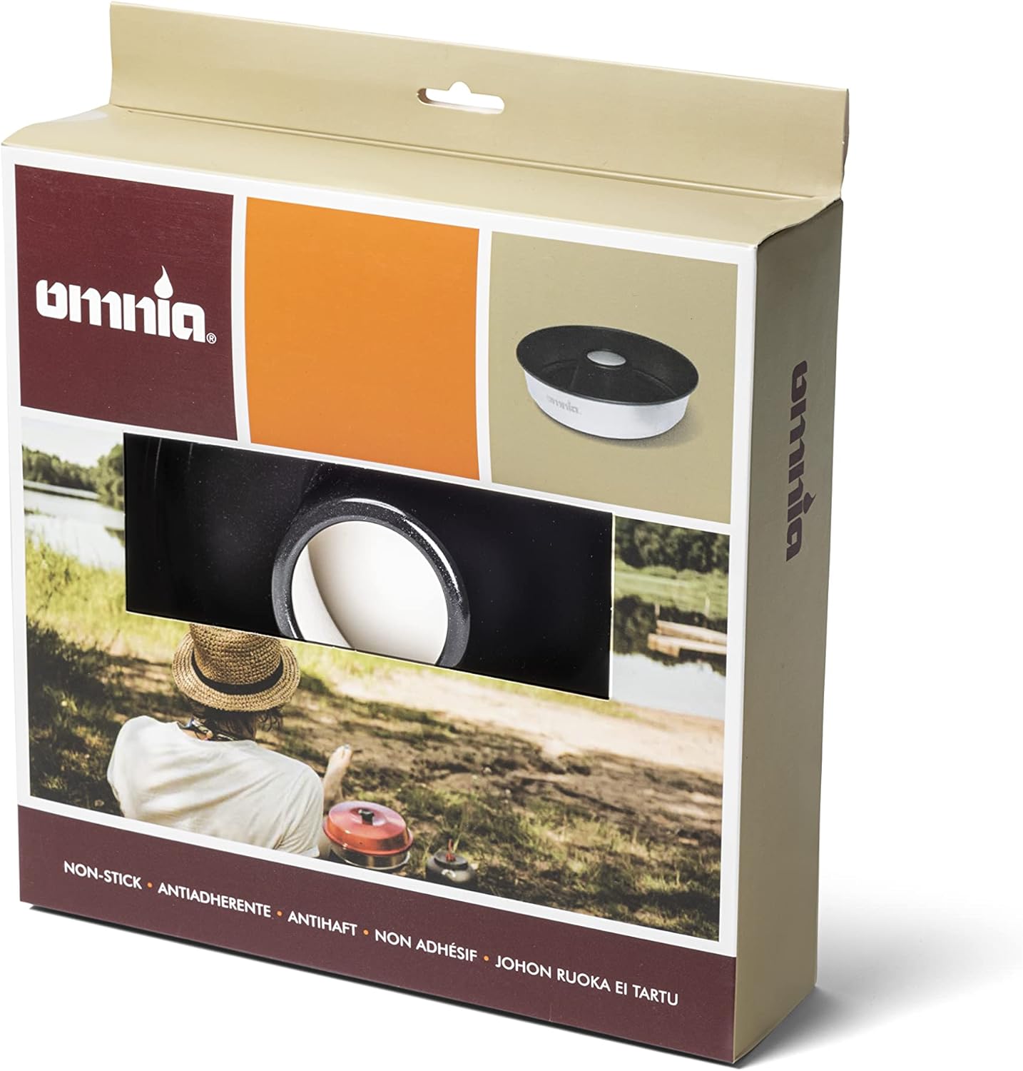 Omnia Non-Stick Pan - Ceramic Coated Pan for the Stovetop Oven