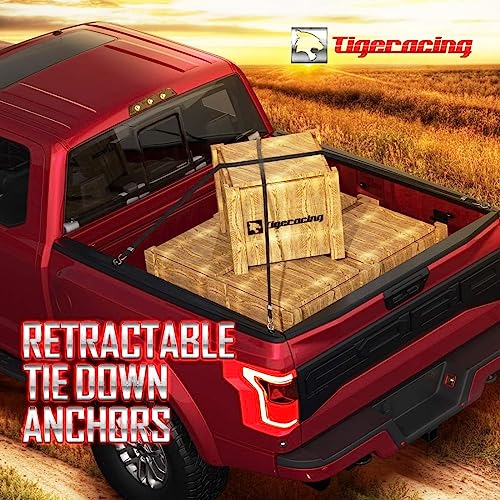 Tie Down Anchors Retractable Truck Bed D Ring Compatible with 2007+ Silverado & Sierra 1500 2500 3500 | 2015+ Colorado & Canyon - 3000LBS Capacity Only Fit SideWall (of 2)