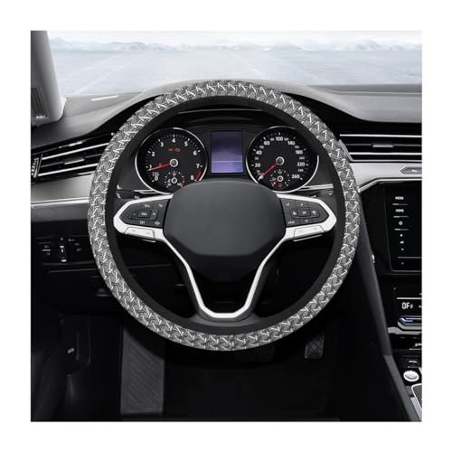 AUCELI 15 Inch Car Steering Wheel Cover, Anti-Slip Non-Slip Breathable Elastic Soft Comfortable Automotive Steering Wheel Protector Cover for Men Women, Vehicle Accessories Universal Fit