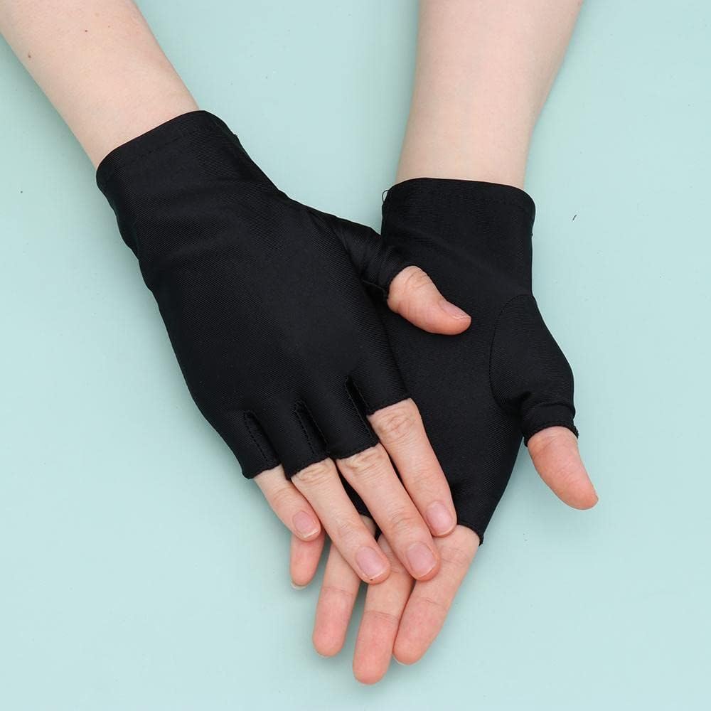7 Pairs Summer Fingerless Gloves, Half Finger Thin Tight Breathable Gloves for Sports Driving Biking