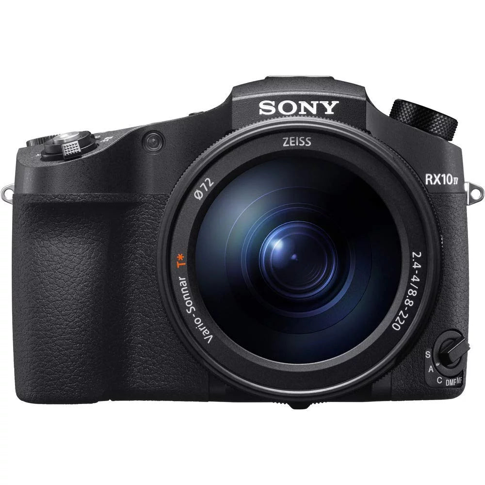 Sony Cyber-Shot DSC-RX10 IV Camera DSCRX10M4/B with Soft Bag, Tripod, Additional Battery, 64GB Memory Card, Card Reader,
