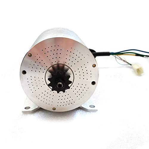 Brushless Motor Kit High-Speed BLDC Brushless Motor with 24WF Mosfet 80A Controller and Throttle DIY Brushless Motor Set with Three Speeds and Reverse for Scooter Electric Bike Go-Kart (72V 3000W)