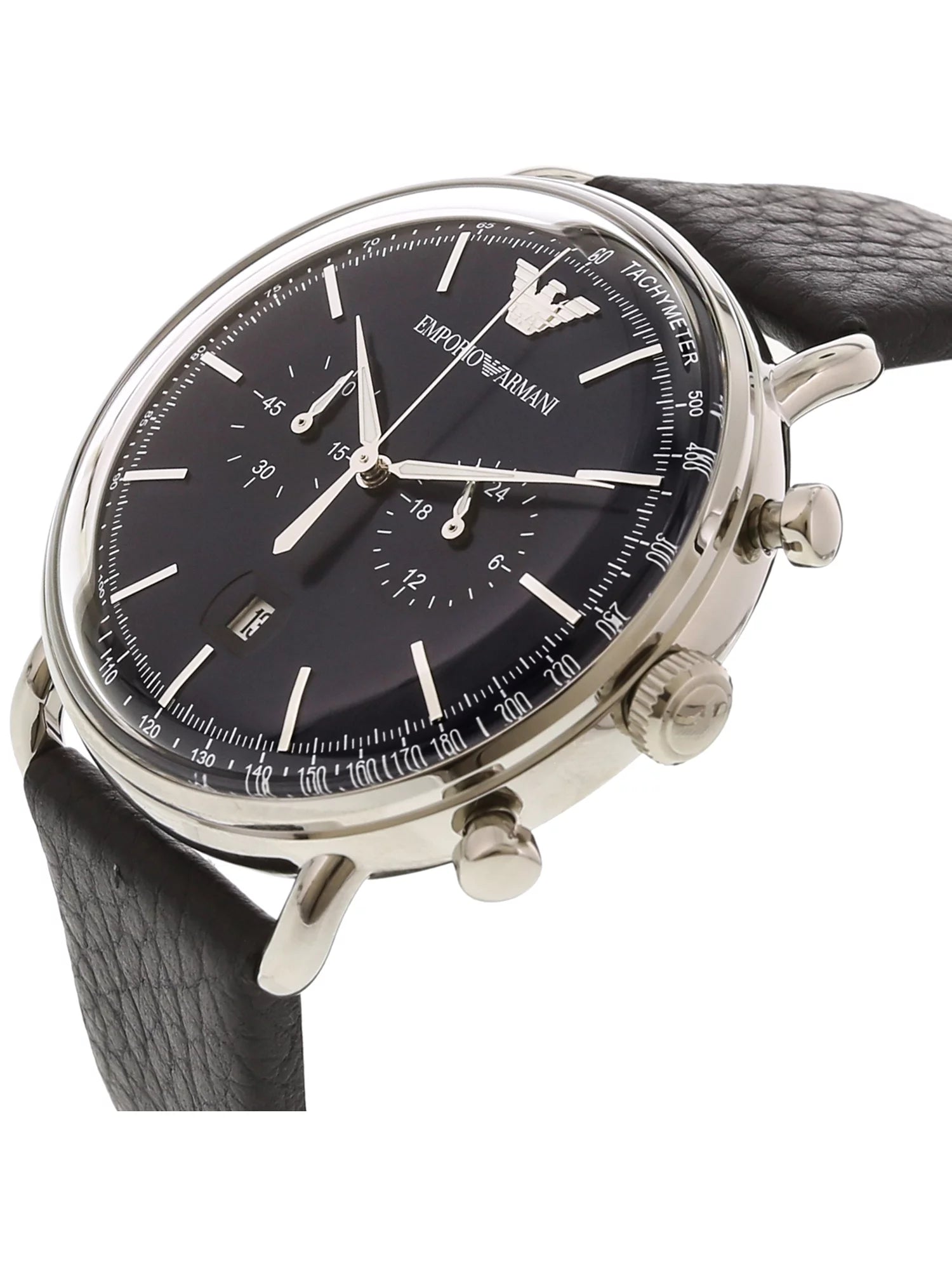 Armani Men's Black Dial Watch - AR1828