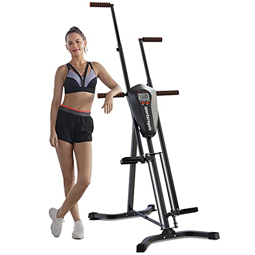 Sportsroyals Stair Stepper for Exercises-Twist Stepper with Resistance Bands and 330lbs Weight Capacity