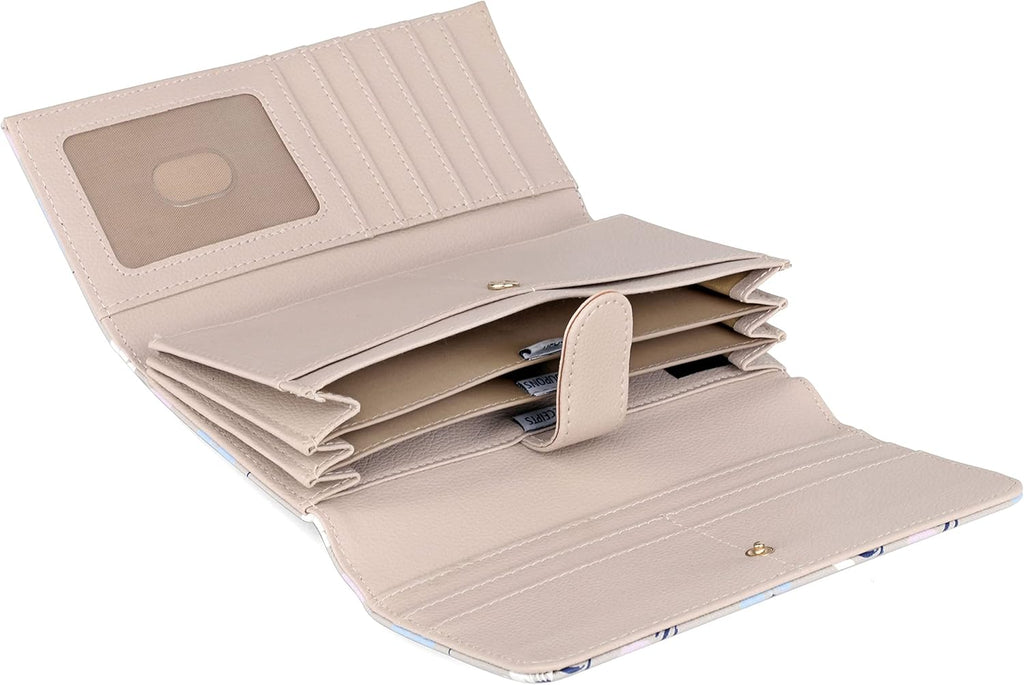 Julia Buxton Trudy Bianca Trifold Wallet