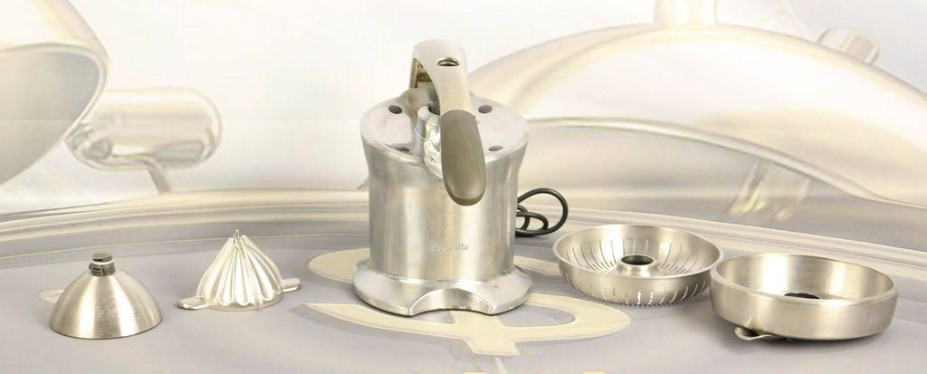 Breville 800cpxl Die-Cast Stainless-Steel Motorized Citrus Press